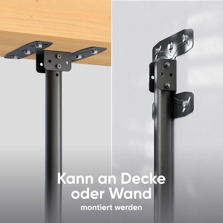 ONKRON TV Deckenhalterung für 32-80 Zoll Fernseher bis 68 kg, Deckenhalterung für Fernseher höhenver