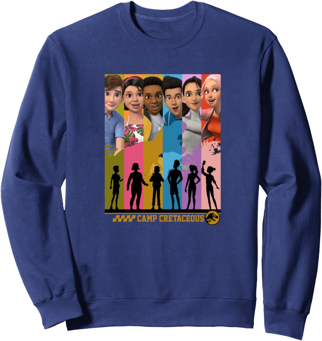 Jurassic World: Camp Cretaceous Group Shot Panels Sweatshirt