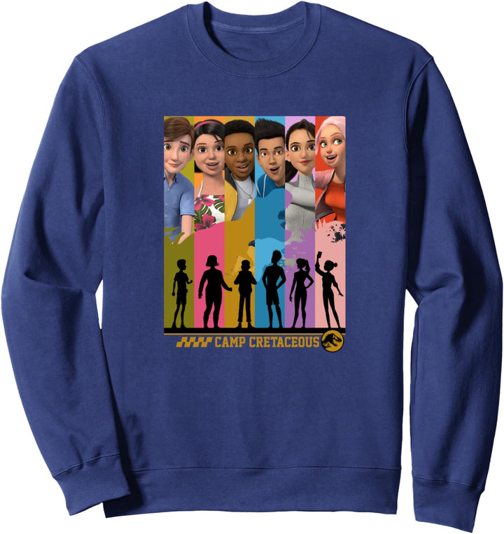 Jurassic World: Camp Cretaceous Group Shot Panels Sweatshirt