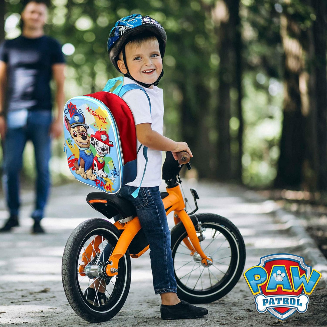 Paw Patrol Kindergartenrucksack Jungen 3D, Turnbeutel und Stiftebox Schulrucksack Jungen und Mädchen