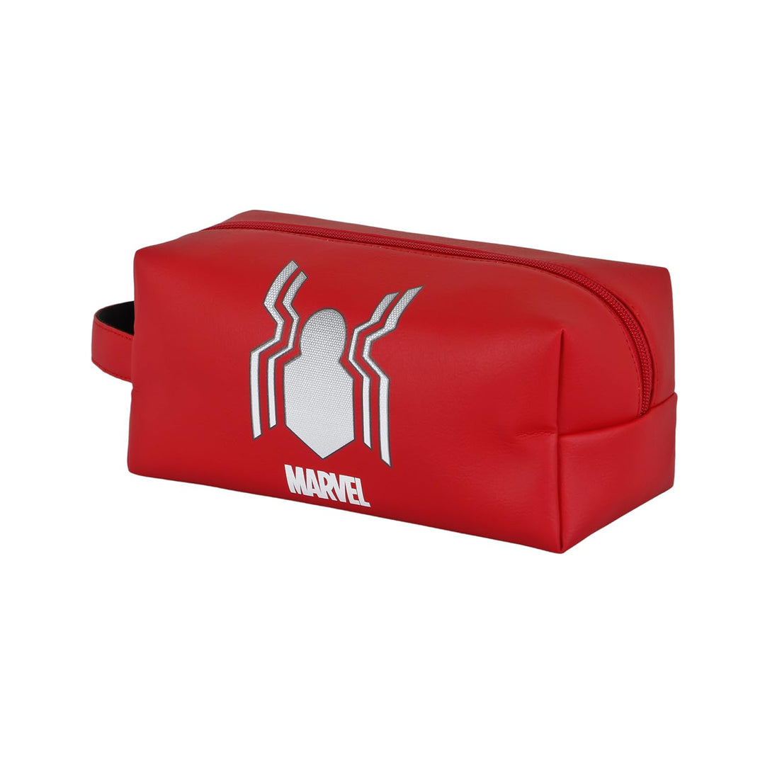 Spiderman Spider-Brick Plus Reise-Kosmetiktasche, Rot, 25 x 12 cm
