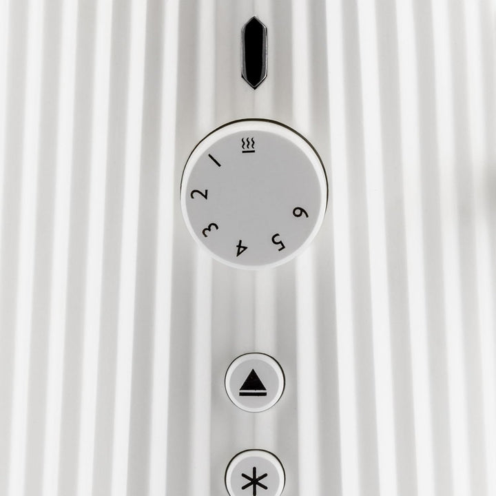 Alessi Plissé MDL08 W - Design Toaster, Sechs Stufen der Vergoldung, aus Thermoplastischem Harz, Eur