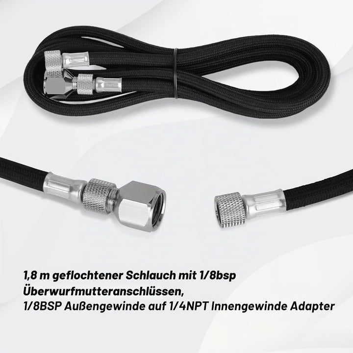 Airbrush Fengda FE-183K Präzisions-Dual-Action-Airbrush-Set für Schwerkraftzufuhr mit 3 Körbchengrös