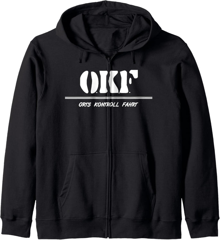 OKF, Orts Kontroll Fahrt, Auto Tuning, cooler Spruch Kapuzenjacke