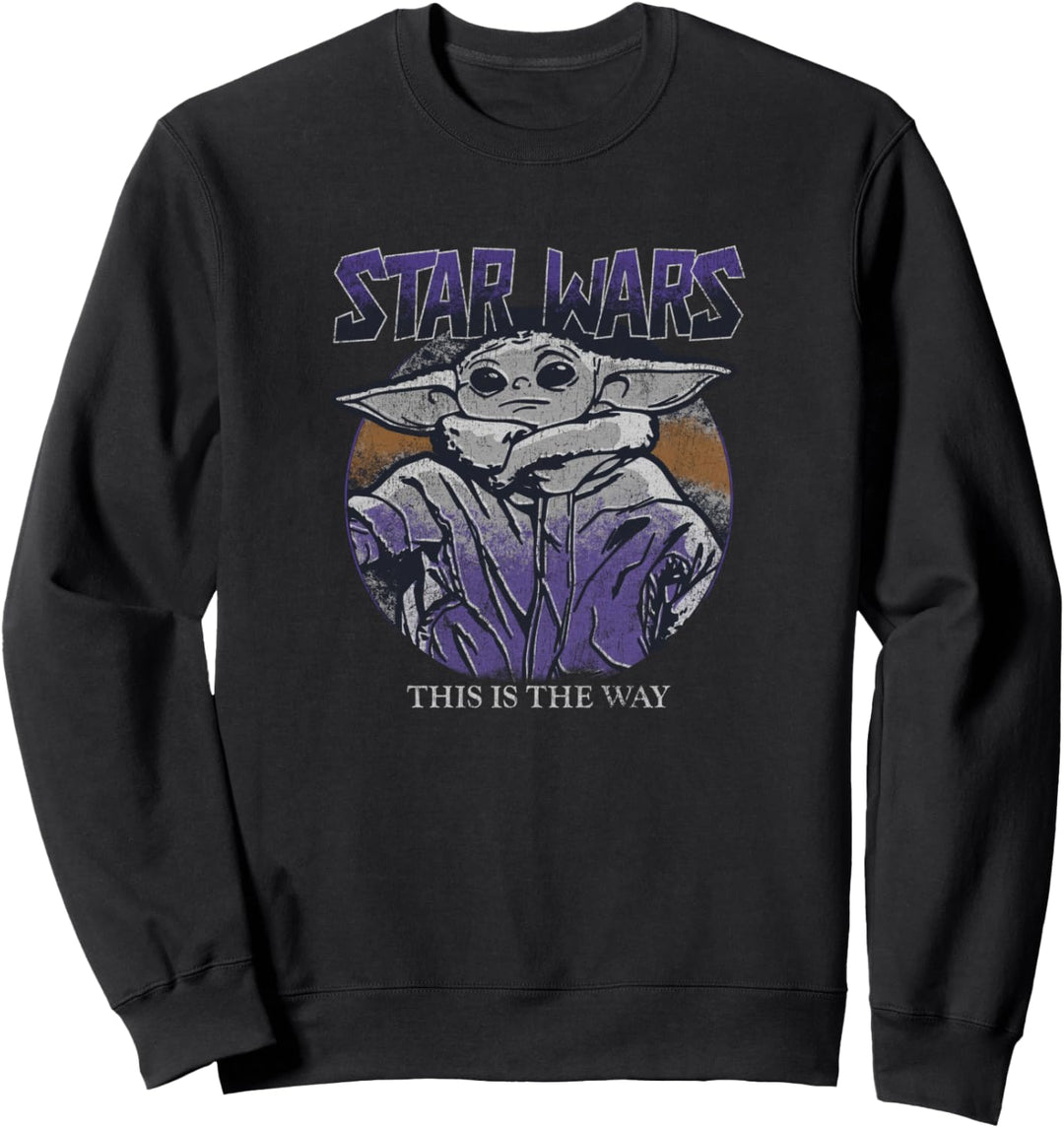 Star Wars: The Mandalorian The Child Purple Hue Portrait Sweatshirt