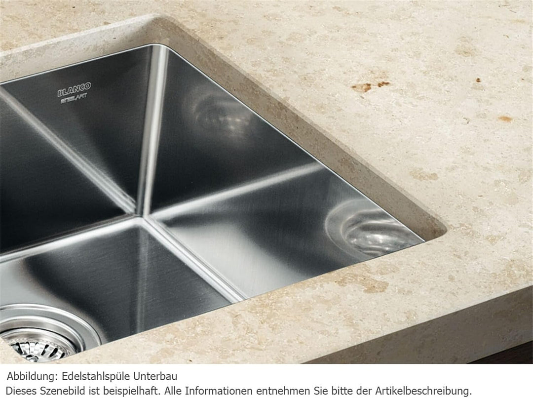 BLANCO ANDANO 400-U | Edelstahl | Einbauart: Unterbau | ohne Ablauffernbedienung | 45er Unterschrank