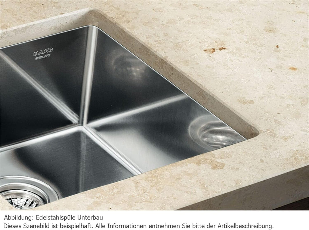 BLANCO ANDANO 400-U | Edelstahl | Einbauart: Unterbau | ohne Ablauffernbedienung | 45er Unterschrank