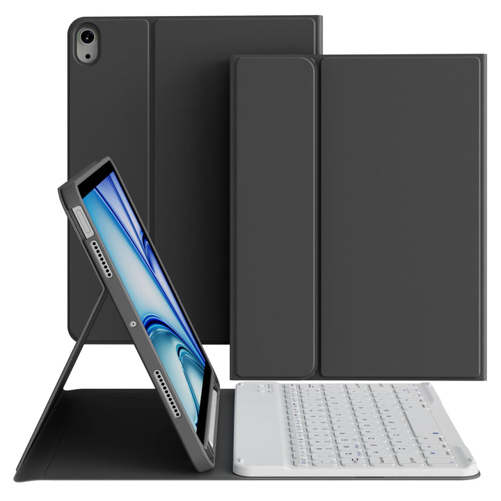 Hülle mit Tastatur für iPad Air 11 Zoll 2026/2025/2024, für iPad Air 10,9 2022/2020 5./4. Generation