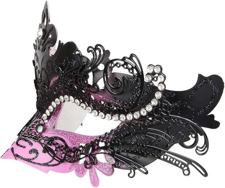 Hoshin Maskerade Maske, Karneval Dekorationen Venezianische Masken für Frauen (Lila &amp; Schwarz) Einhe