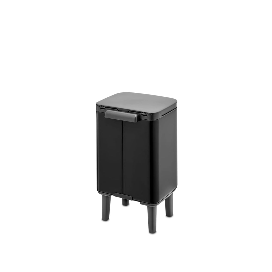 Brabantia - Mülleimer Bo Hi 4L mit Soft-Close-Deckel, herausnehmbarem Inneneimer und Transportgriff
