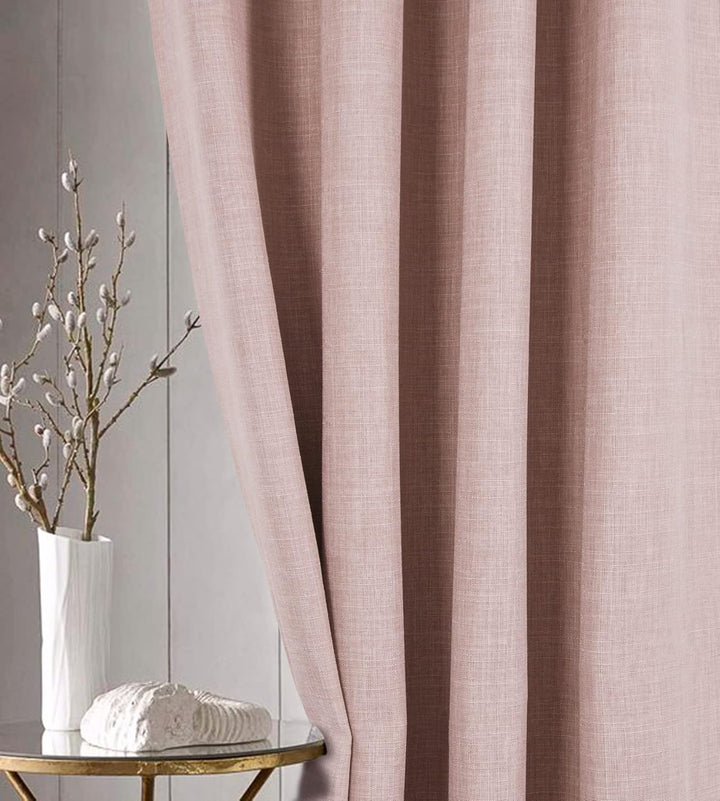 always4u Vorhang Blickdicht 100% mit Ösen, Elegente Gardinen Wohnzimmer Modern Abdunkelnde Vorhänge