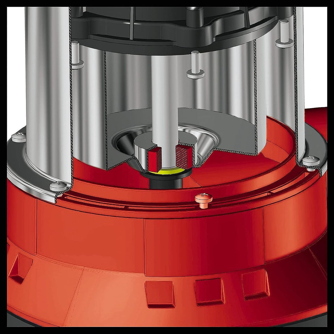 Einhell GC-DP 6315 N Schmutzwasserpumpe (630W, Ø15 mm Fremdkörper, 17.000 L/h Förderleistung, Schwim