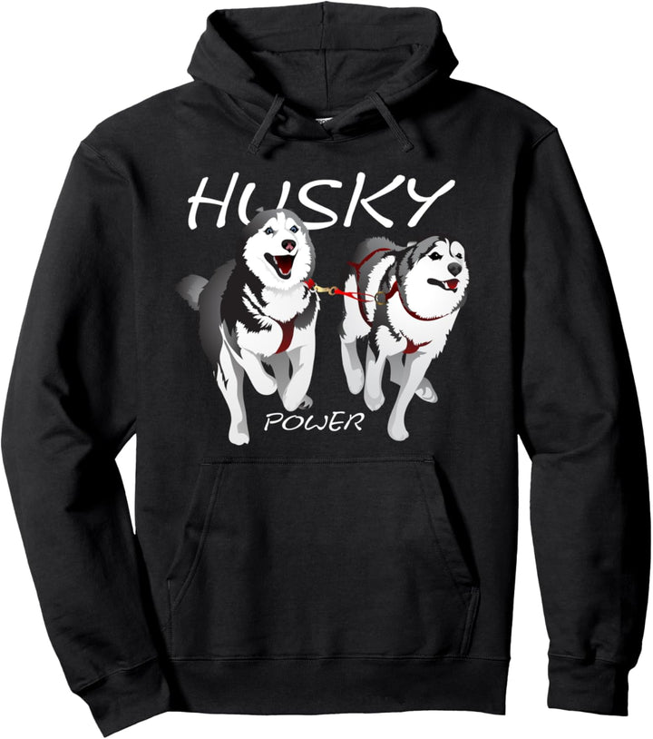 Husky Power Geschenk - sibirischen Husky Hunde Pullover Hoodie