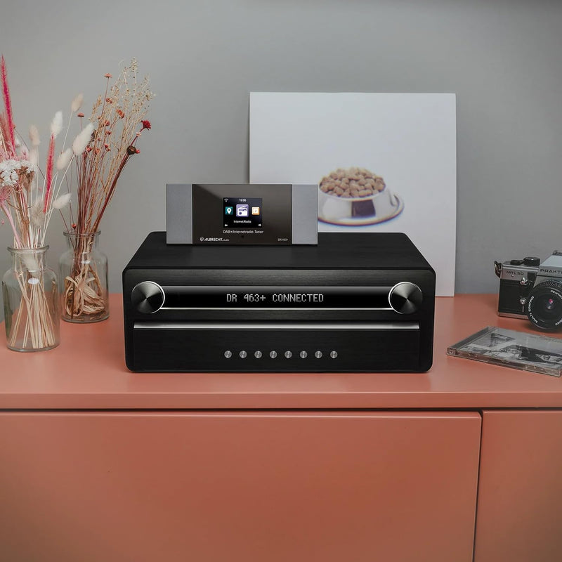 Albrecht DR463+, 27463, Internetradio/DAB+ Adapter zum Nachrüsten von Radios und Stereo-Anlagen, emp