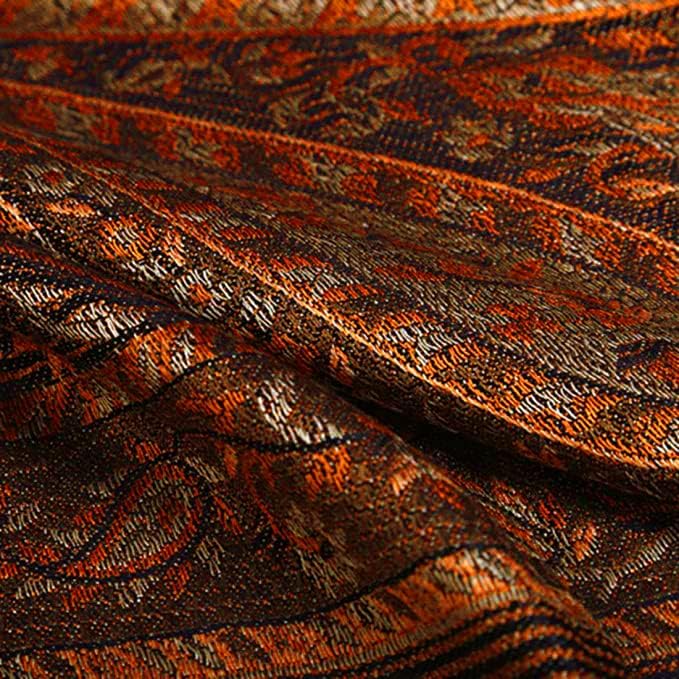 Lorenzo Cana Seidenstola Tuch Schaltuch jacquardgewebt 100% Seide Paisleymuster Pashmina Seidenschal