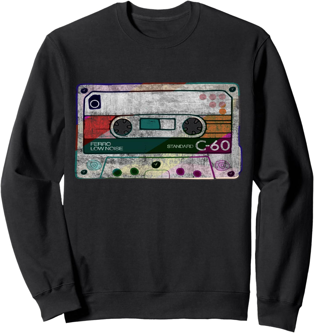 Retro Vintage Kassette Tape | 80er 90er Jahre Party Sweatshirt