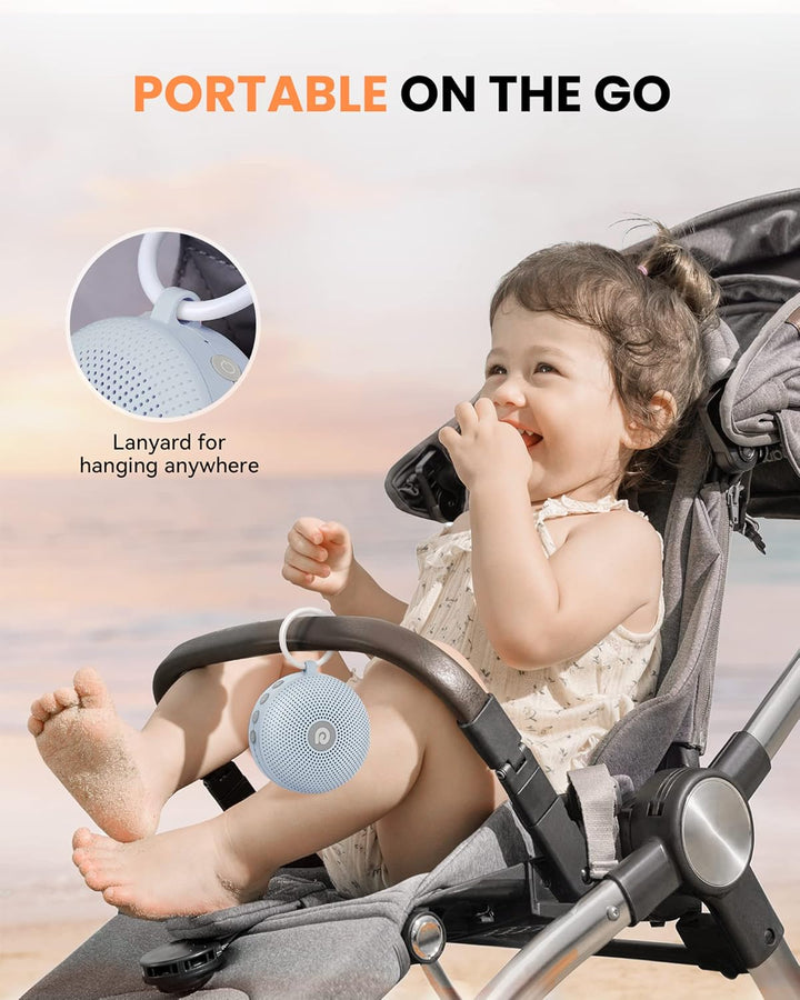 Dreamegg White Noise Machine - D11Max Einschlafhilfe Babys Erwachsene, Portable White Noise Machine