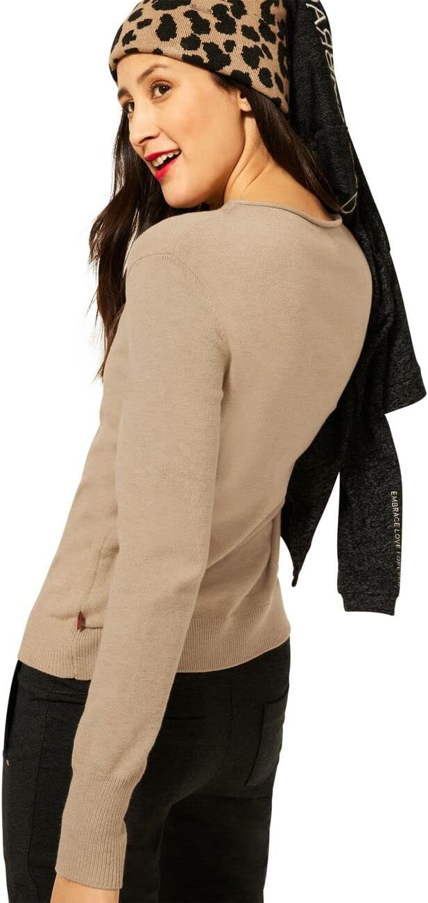 Street One Damen Pullover 36 Clear Sand Melange, 36 Clear Sand Melange