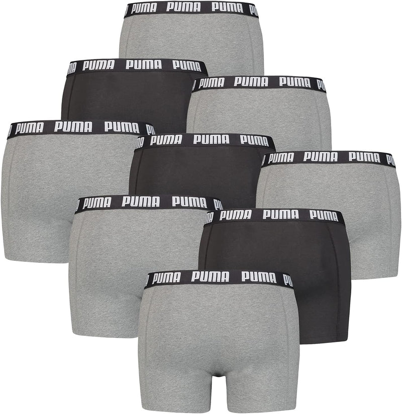 PUMA Herren Boxershorts (3er Pack) S 004 - Grey Combo, S 004 - Grey Combo