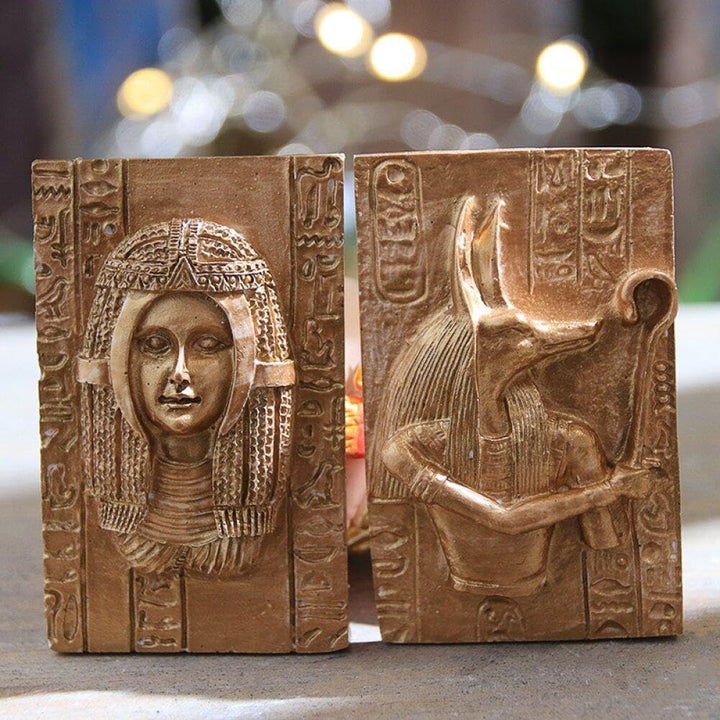 Ägypten Sphinx Pharaoh Silikonform 4 Stück Pharaoh Göttin Form Süssigkeitenform für Polymer Clay Süs