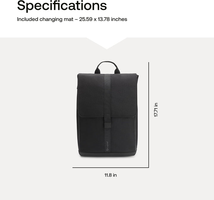 Bugaboo Wickelrucksack, Wasserabweisende Tasche aus nachhaltigem Material, Einfach zu reinigen, mit