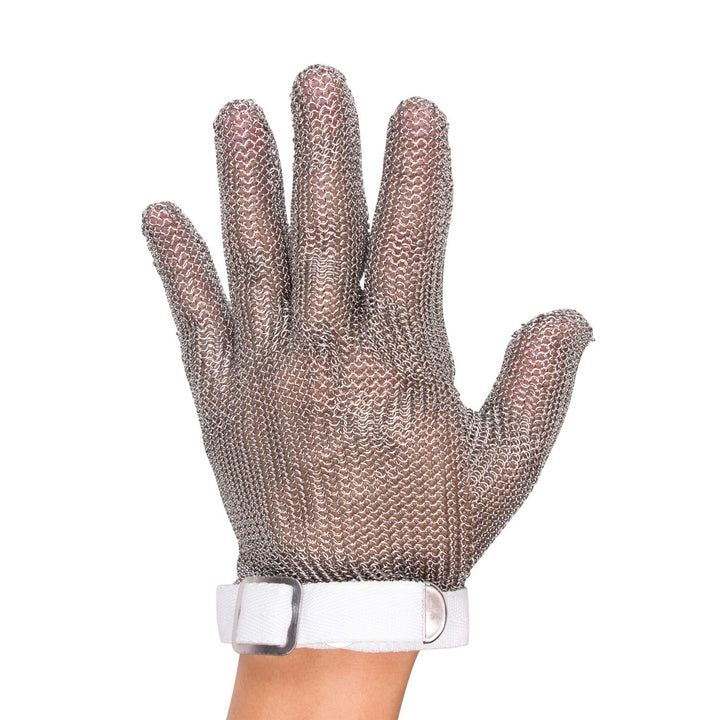 ThreeH Schnittfeste Handschuhe aus Edelstahl 304L Drahtgewebe für Schneiden schneiden hacken Fleisch