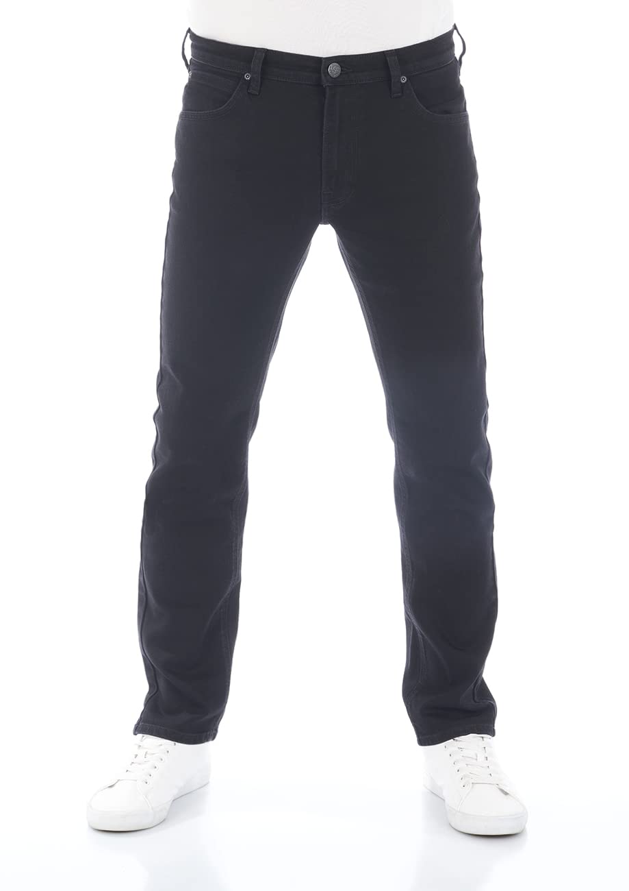 Lee Herren Regular Fit Straight Leg Jeanshose Jeans 31W / 34L Rinse Black (Lss3pcqe3), 31W / 34L Rin