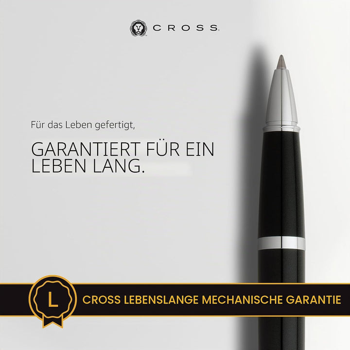 Cross Bailey Rollerball Selectip Pen (Schreibfarbe schwarz, Strichstärke M, in Premium Geschenkbox)