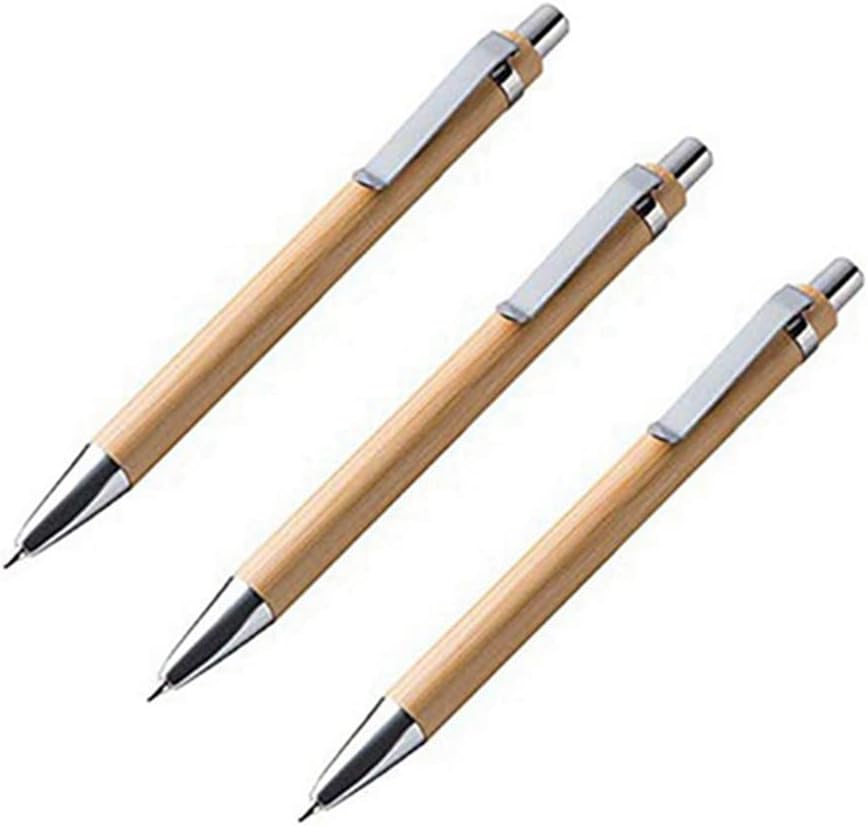 NIZEAMI 80 StüCk Kugelschreiber Stift Set Bambus Kugelschreiber Stift BüRo- & Schul Bedarf Stifte &