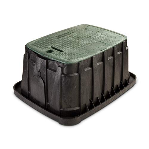 Rain Bird - VB-JMB-H - VB Jumbo-Box mit Verschluss, schwarzer Korpus und grüner Deckel mit Sechskant