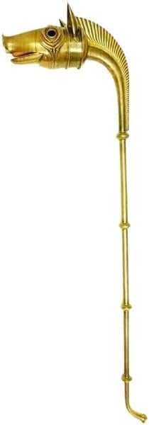 18-Gauge-Messing Mittelalterlicher Keltischer Deskford Carnyx Voll Spielbare Trompete Home Decor Gol