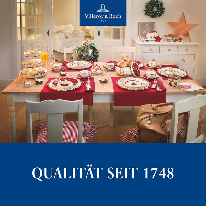 Villeroy & Boch – Toy's Delight Teller Set 8 Teilig, Speiseteller Und Frühstücksteller, Geschirr Wei