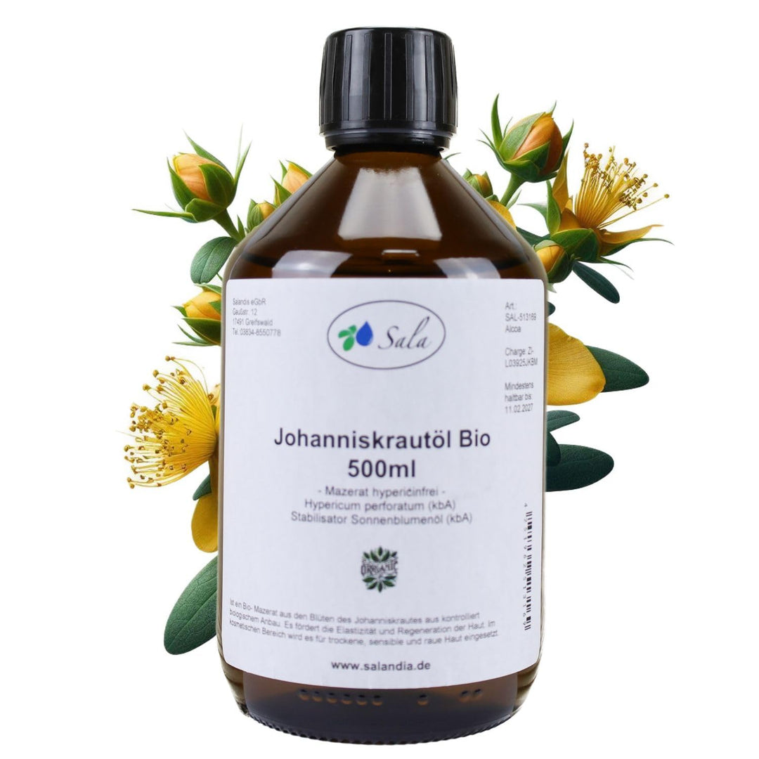 Sala Johanniskrautöl hypericinfrei BIO (500 ml Glasflasche) 500 ml (1er Pack), 500 ml (1er Pack)