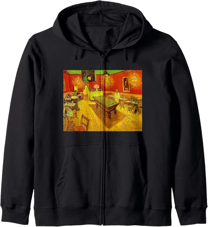 Nachtcafe von Vincent Van Gogh Kapuzenjacke