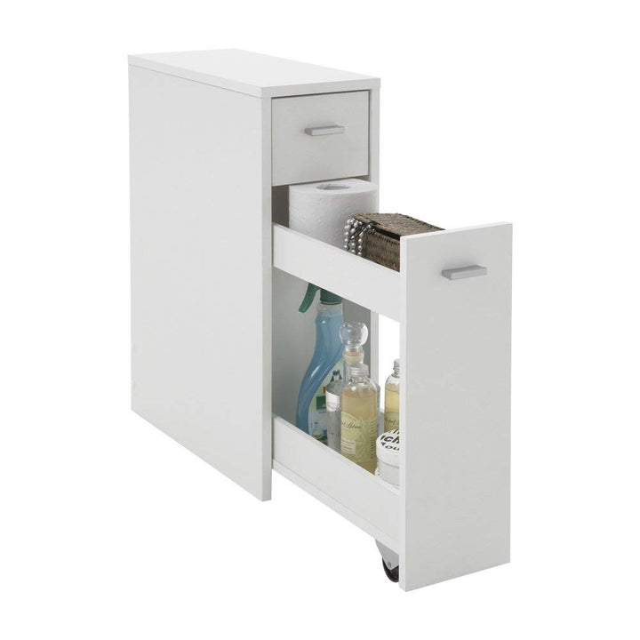 FMD Möbel, 930-001 Casa Nora Mehrzweckschrank, spanplatte / melamin / holz, weiss, masse 20.0 x 45.0