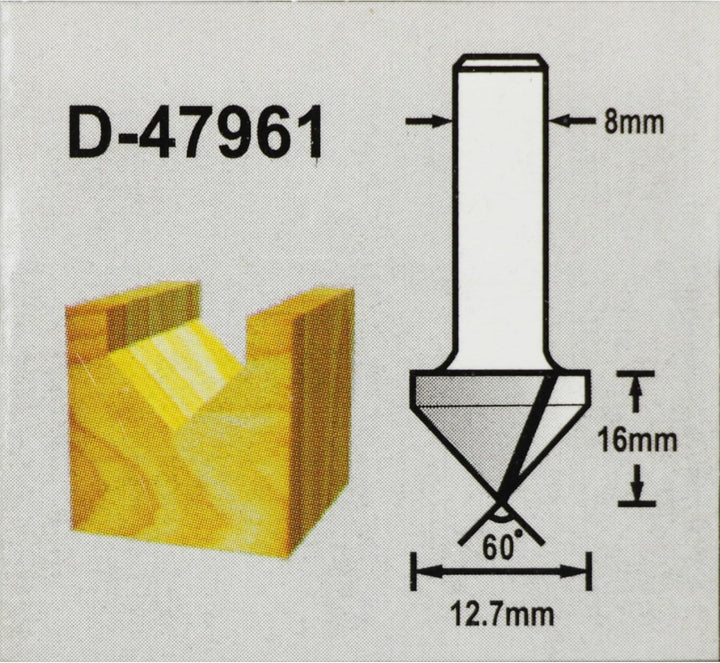 Makita D-47961 V-Nutfräser 12,7mm