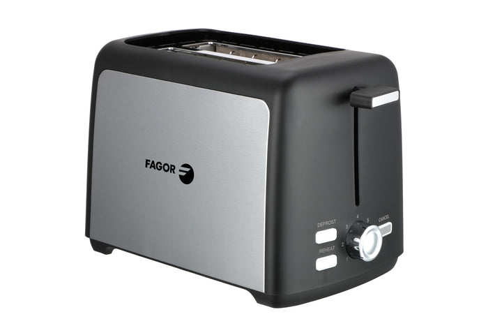 FAGOR ToastPro Toaster, 2 Schlitze, einstellbare Steuerung, automatische Funktion, rostfreie Oberflä