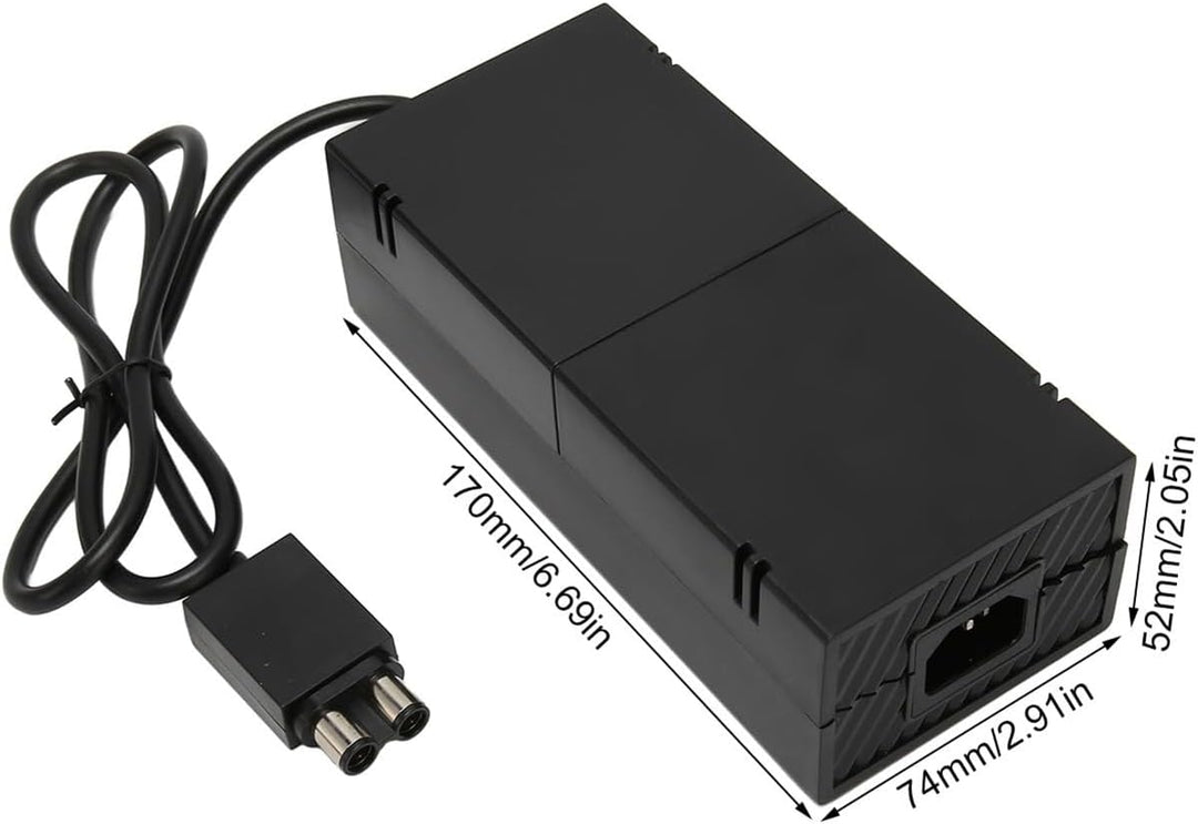 Netzteil Brick für One, AC Kabel Ersatz Power Brick Adapter mit Zwei LED Anzeigen für One Konsole, U