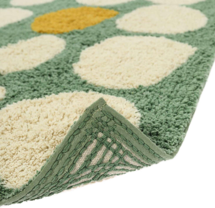 RugVista Badematte Thalassa, 90 x 60 cm, Rechteckig, Mittelflor, Moderner Badteppich, Maschinenwasch