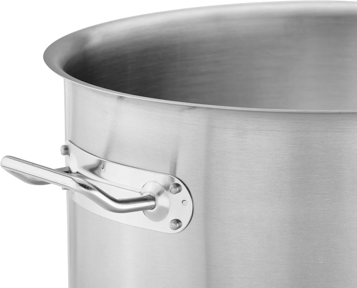 TECHNICA PRESTONA Topf Induktion 17 l – Kochtopf aus Edelstahl mit Sandwichboden 280 mm – Hitzebestä