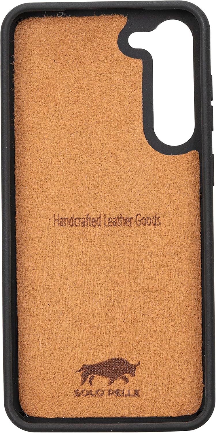 Solo Pelle Lederhülle für das Samsung Galaxy S23+ / S23 Plus Hülle aus echtem Leder, Model: Stanford