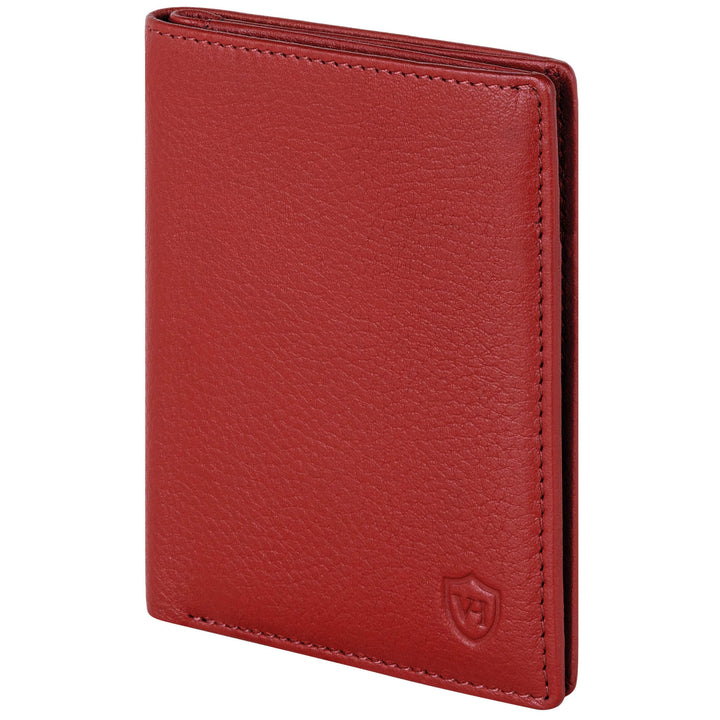 VON HEESEN® Leder Geldbörse Herren & RFID Schutz I Echtleder Geldbeutel für Männer & Damen I Portemo