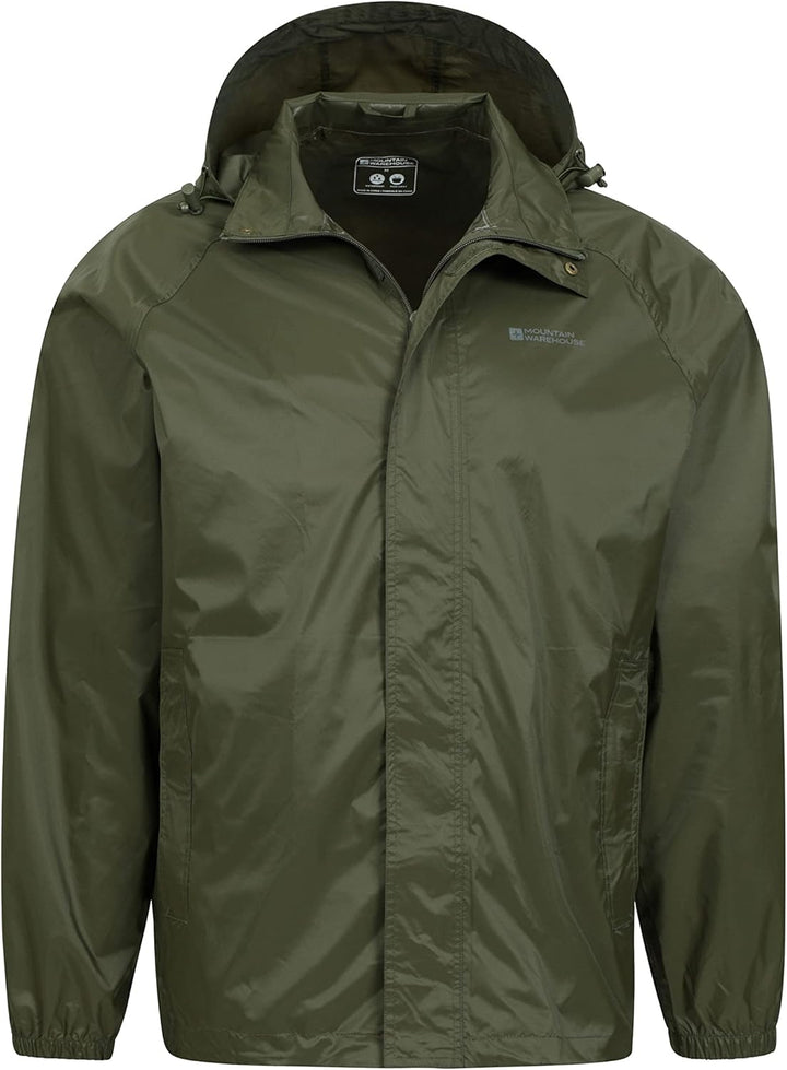 Mountain Warehouse Pakka Herren Wasserdicht Leichte verpackbare Regen Renn Sport Jacke 3XL Grosse Gr