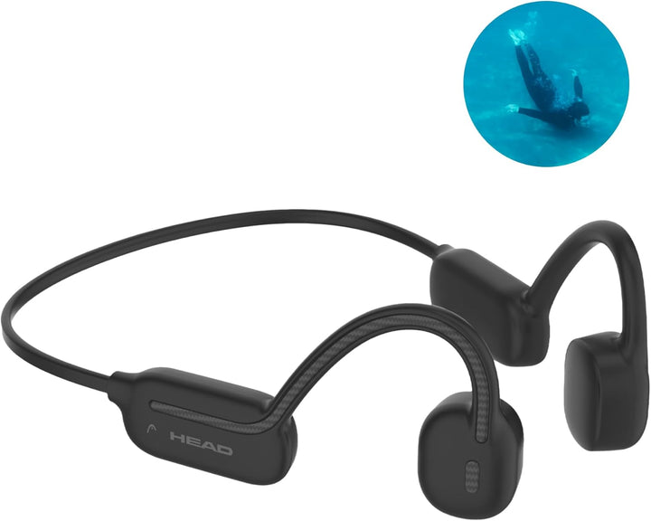 HEAD Bone Kabellose Sport-Kopfhörer, Lauf-Kopfhörer mit 11 Stunden Wiedergabe, Lauf-Kopfhörer mit Kn