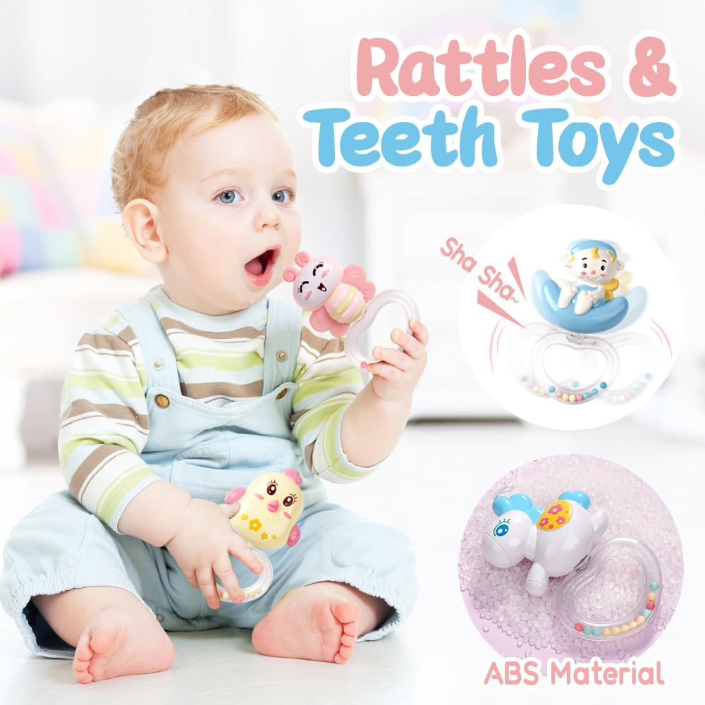 Mini Tudou Baby Mobile Musik Babybett mit Timing-Funktion Projektor und Licht,Baby Hängende Spielzeu