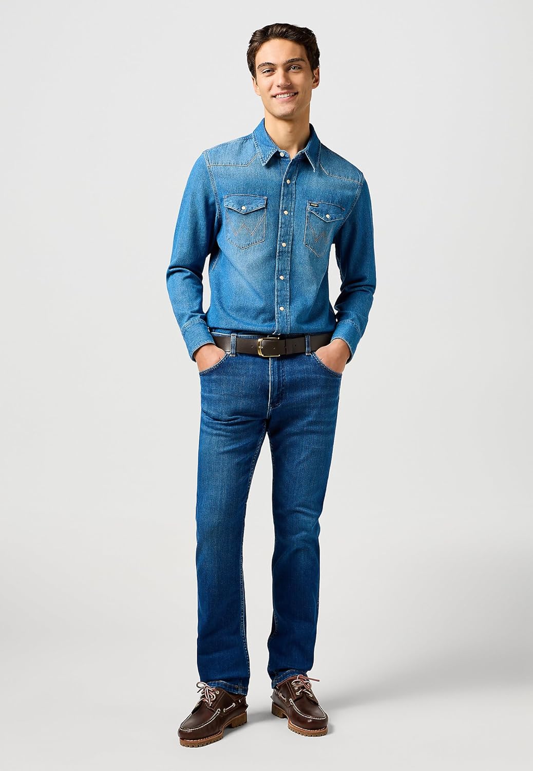 Wrangler Herren Jeans Hoher Bund W121EE36Y TEXAS STRETCH BRUSHED BACK 29W / 32L Dandelion Summer, 29