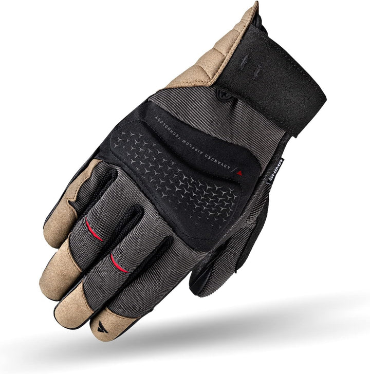 SHIMA AIR 2.0 Men Motorradhandschuhe Herren - Belüftete, Sommer Handschuhe aus Mesh mit Knöchel und