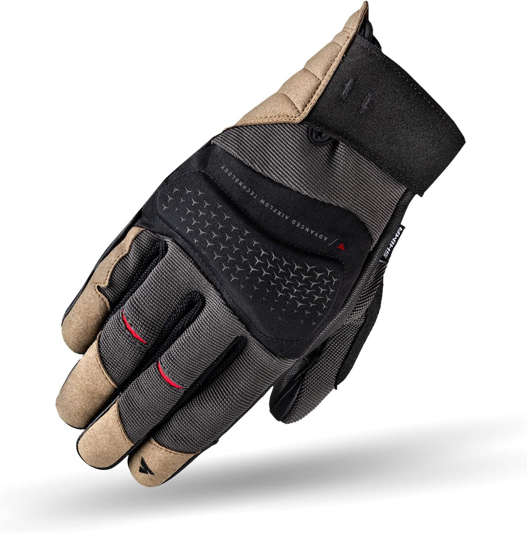 SHIMA AIR 2.0 Men Motorradhandschuhe Herren - Belüftete, Sommer Handschuhe aus Mesh mit Knöchel und