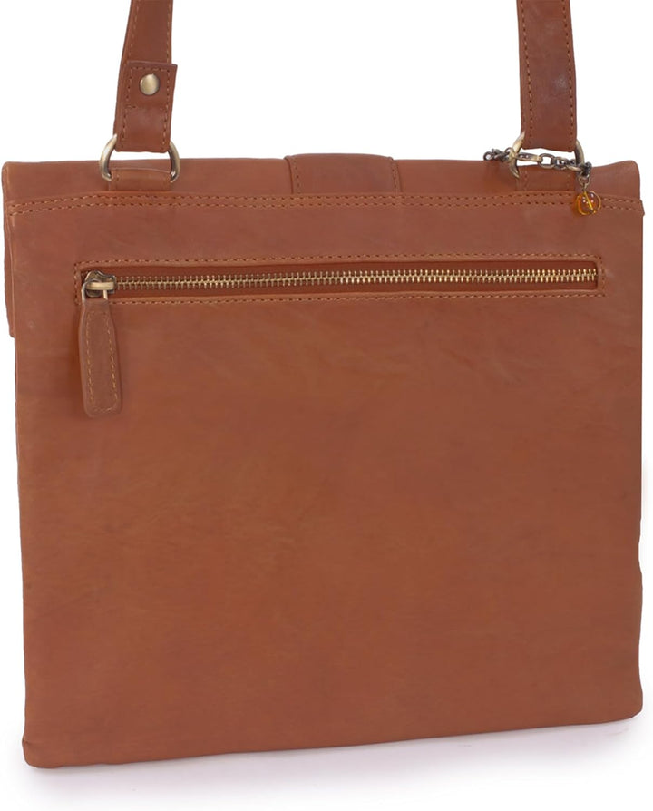 Catwalk Collection Handbags - Leder - Damen Leder Umhängetasche/Handtasche/Messenger/Schultertasche