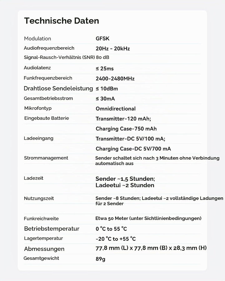 VENTION Mini-Funkmikrofon für iPhone 17/16/15 Pro Max, [Plug and Play] USB-C Bluetooth Mikrofon für